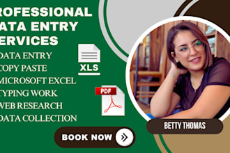do data entry copy paste web research data collection typing excel data entry
