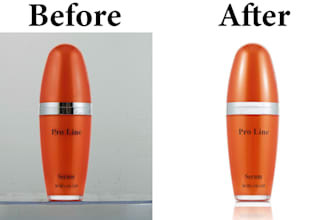 do product photo editing, retouching in online shop