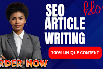 do shopify SEO article writing, blog posting, content writing for marketing