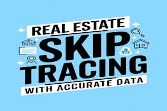 professional real estate skip tracing for property owner leads