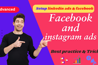 do setup facebook ads linkedin ads for leads and sales
