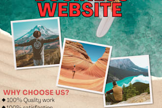 create a hotel, taxi and tourism booking  wordpress website