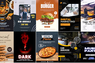 design stunning social media poster
