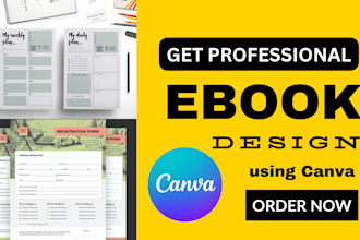 canva ebook design canva workbook design ebook layout design canva planner