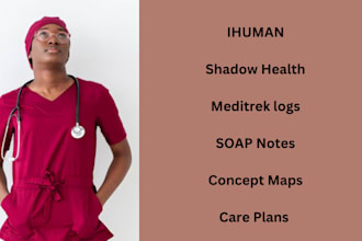 do shadow health, ihuman, lab simulations, focused, abbreviate soap