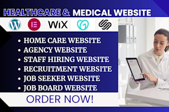 do healthcare, medical, home care, assisted living, recruitment, agency website