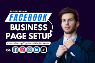 do facebook page create and setup