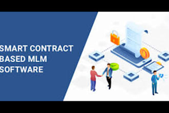 create blockchain based MLM software with smart contract integration