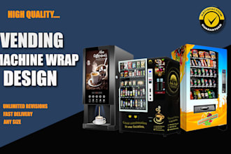 design creative  vending machine wrap, atm wrap