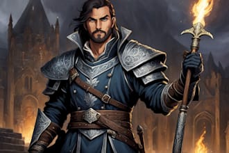 create amazing d or dnd character for you