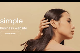 do simple  website for business