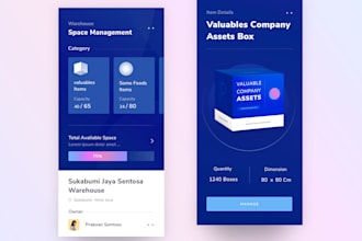 develop warehouse app, inventory app, shipping and logistics, supply chain app