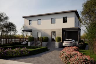 design fast architecture sketchup 3d models with renders