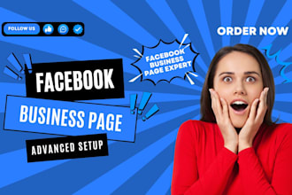 create, setup and optimize facebook business page