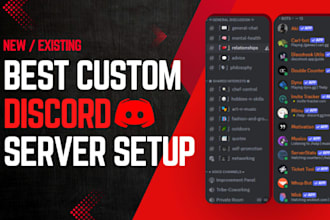 setup a custom discord server