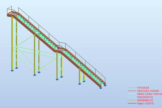 provide steel structural design and structural drawings