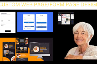 create CRM web page,form page,sign up,popup,embeded form for your website