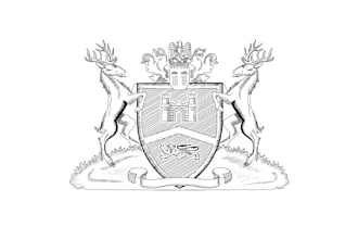 provide a heraldic coat of arms logo design for royalty