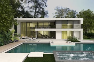 be your architect and 3d interior, exterior designer
