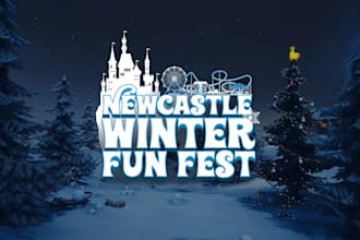 create a modern christmas winter logo design just 1 day