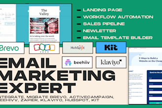 integrate, migrate brevo, activecampaign, beehivv, zapier, klaviyo, hubspot, kit