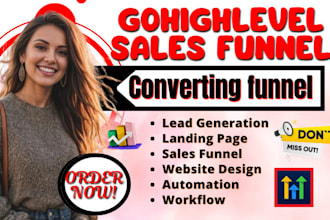 go high level sales funnel, gohighlevel website landing page, gohighlevel expert