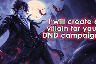 write your dnd villains backstory, motives and more