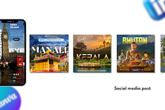 make travel social media post