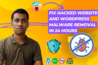 fix hacked websites and wordpress malware removal in 24 hours