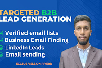 do b2b lead generation and verified email lists scraping