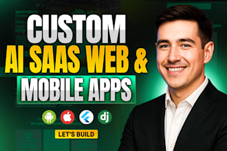 build your ai saas mvp, startup mvp, ai website, full stack ai app