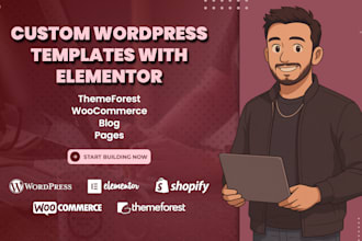 customize themeforest wordpress templates with elementor like a pro