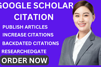 increase your google scholar citation in a peer reviewed index journal