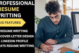 write professional resume cv cover letter ats resume linkedin profile
