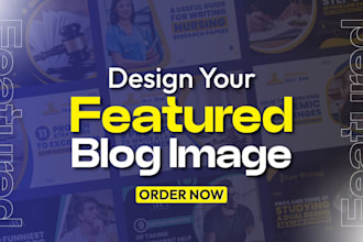 design branded featured images and blog post images for your content