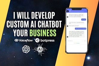 create ai chatbot for websites, whatsapp, social media, and CRM automation