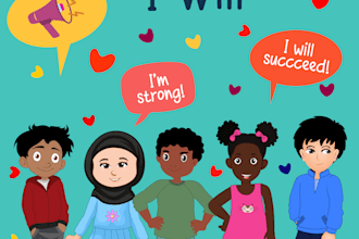 make  kids, children story books or ebook illustrations and covers