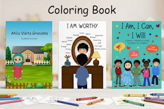 make kids coloring books and activity books for KDP