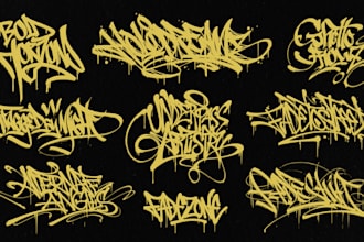 design unique handstyle graffiti tag logo