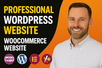 build wordpress website design ecommerce website design or woocommerce