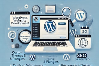 create  wordpress website development  custom theme