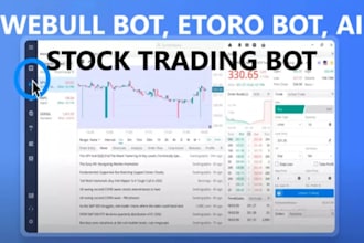 setup etoro trading bot, stock trade bot, webull bot, crypto bot, robinhood bot
