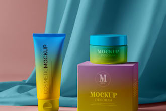 create mock ups or packaging designs for your products
