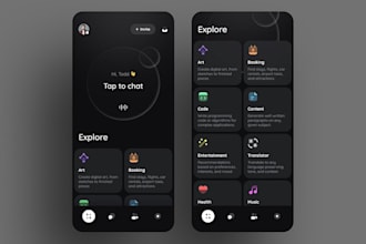 build ai chatbot app, ai voice chat bot app, ai conversational chat app