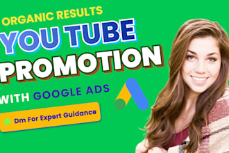 promote your youtube channel organically with google ads for real growth