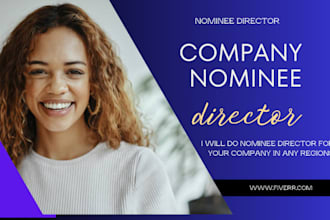 do nominee director for your company in any regions