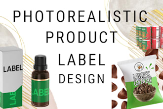 do perfect product label, packaging design pouch design for your supplements