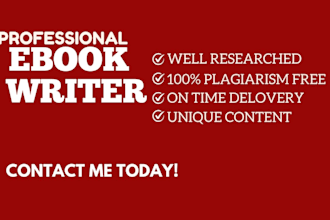 be self help ebook writer christian ebook romance ghostwriter non fiction ebook