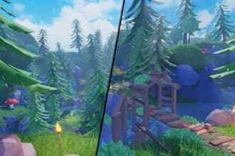 design custom realistic roblox maps with terrain and interactive elements
