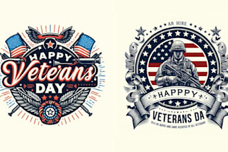design vintage military helmet veteran logo